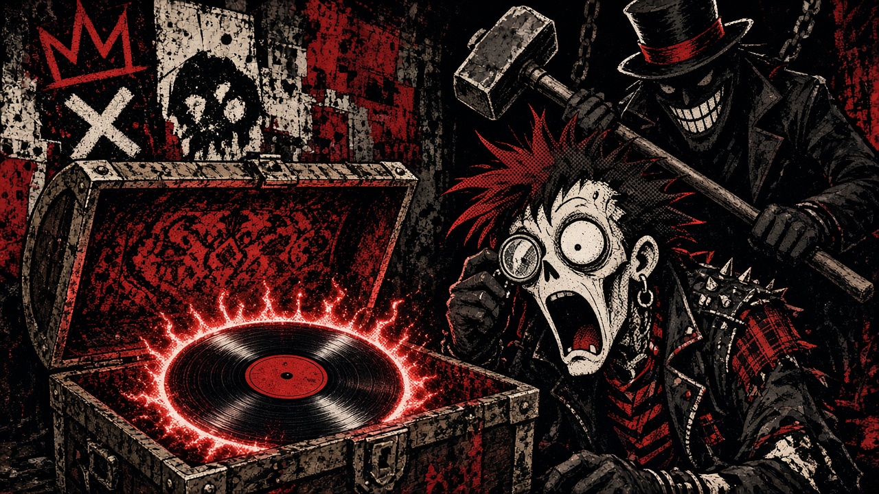 cartoon gag: THE WHOLE LOTTA LOVE SINGLE THAT WASN'T SUPPOSED TO EXIST
