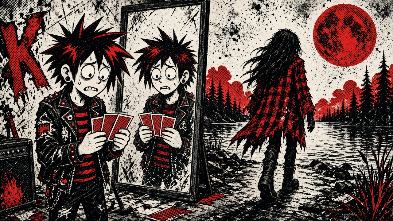 cartoon gag: HOW TO MEET A ROCK GOD (DON'T)
